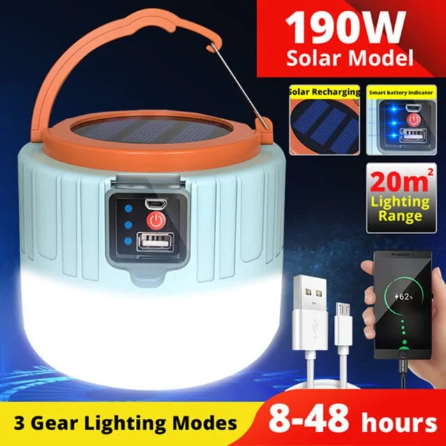 Solar Camping Light - Kandy's Gadgets