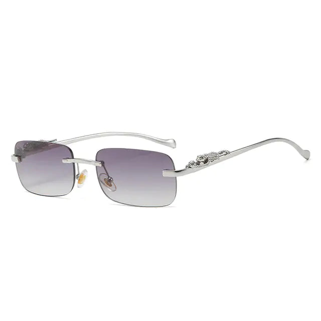 Rimless Square Sunglasses - Kandy's Gadgets