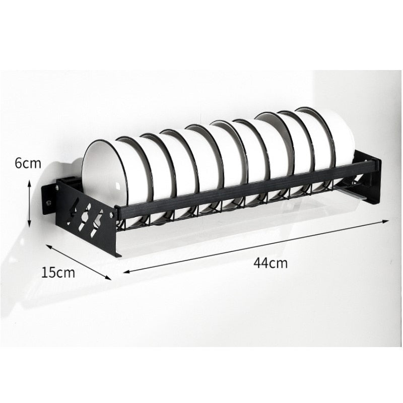 Wall Mounted Dish Drying Rack - Kandy's Gadgets