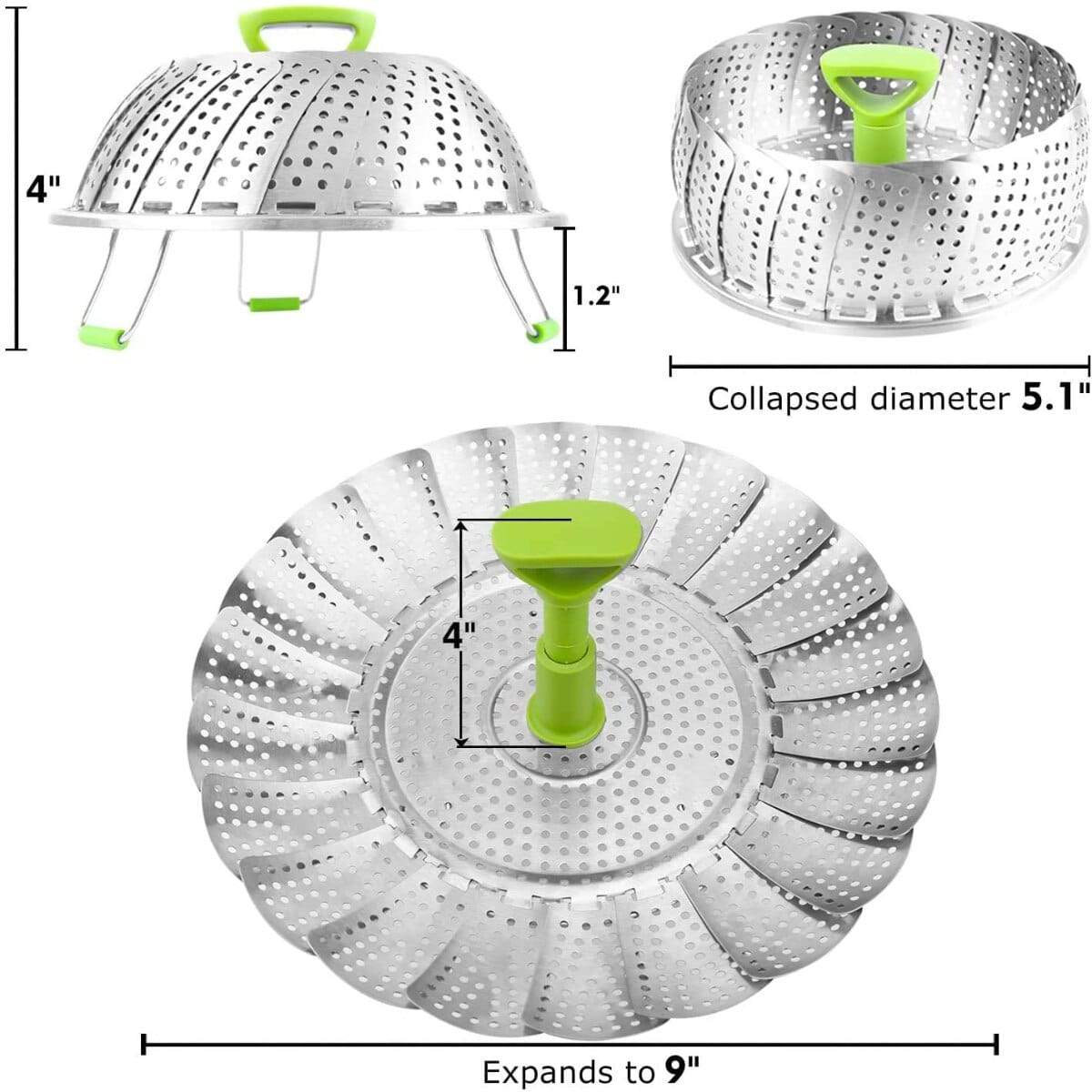 Vegetable Steamer Basket - Kandy's Gadgets