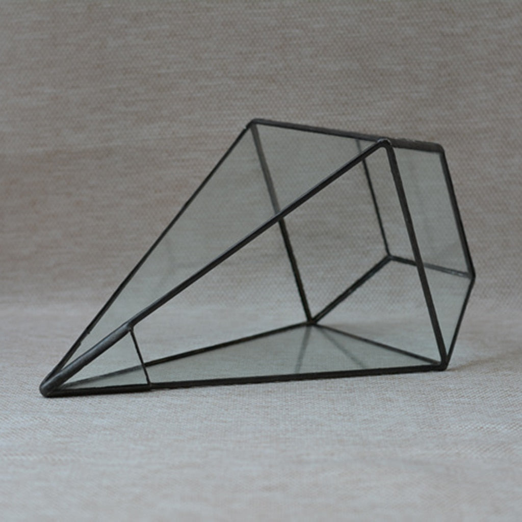 Pyramid Glass Terrarium - Kandy's Gadgets