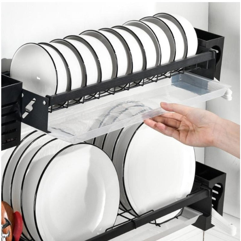 Wall Mounted Dish Drying Rack - Kandy's Gadgets