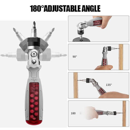 Multi-Angle Ratchet Screwdriver - Kandy's Gadgets