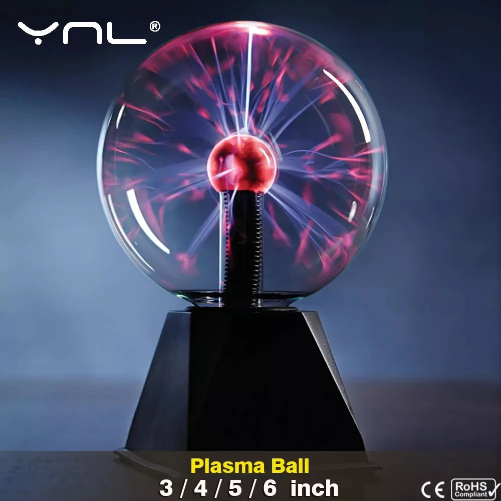 Crystal Plasma Ball Lamp - Kandy's Gadgets