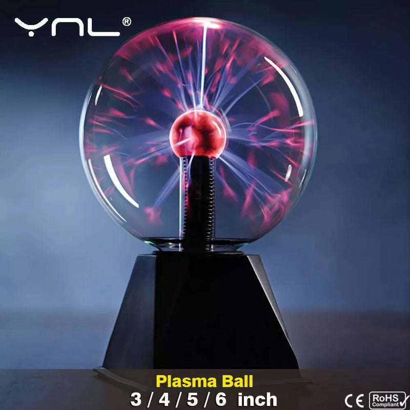 Crystal Plasma Ball Lamp