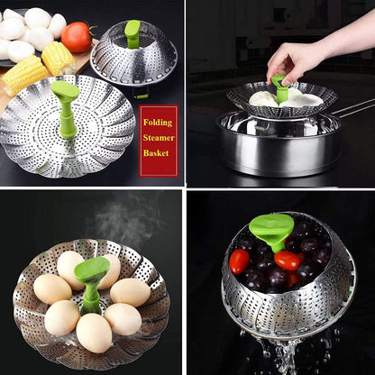 Vegetable Steamer Basket - Kandy's Gadgets