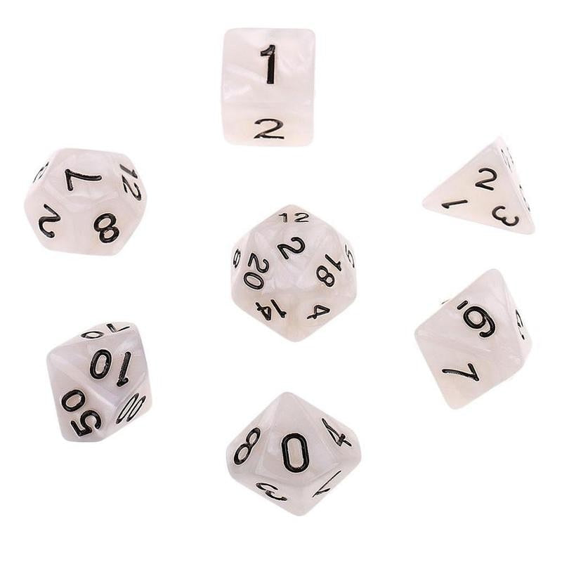 Fluorescent RPG Dice Set - Kandy's Gadgets