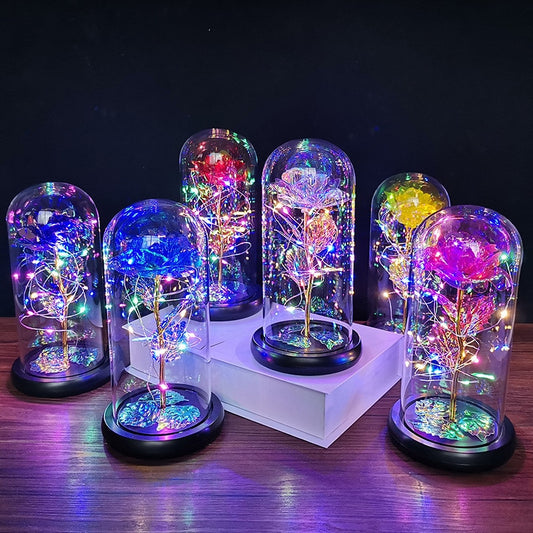 LED Enchanted Galaxy Rose - Kandy's Gadgets