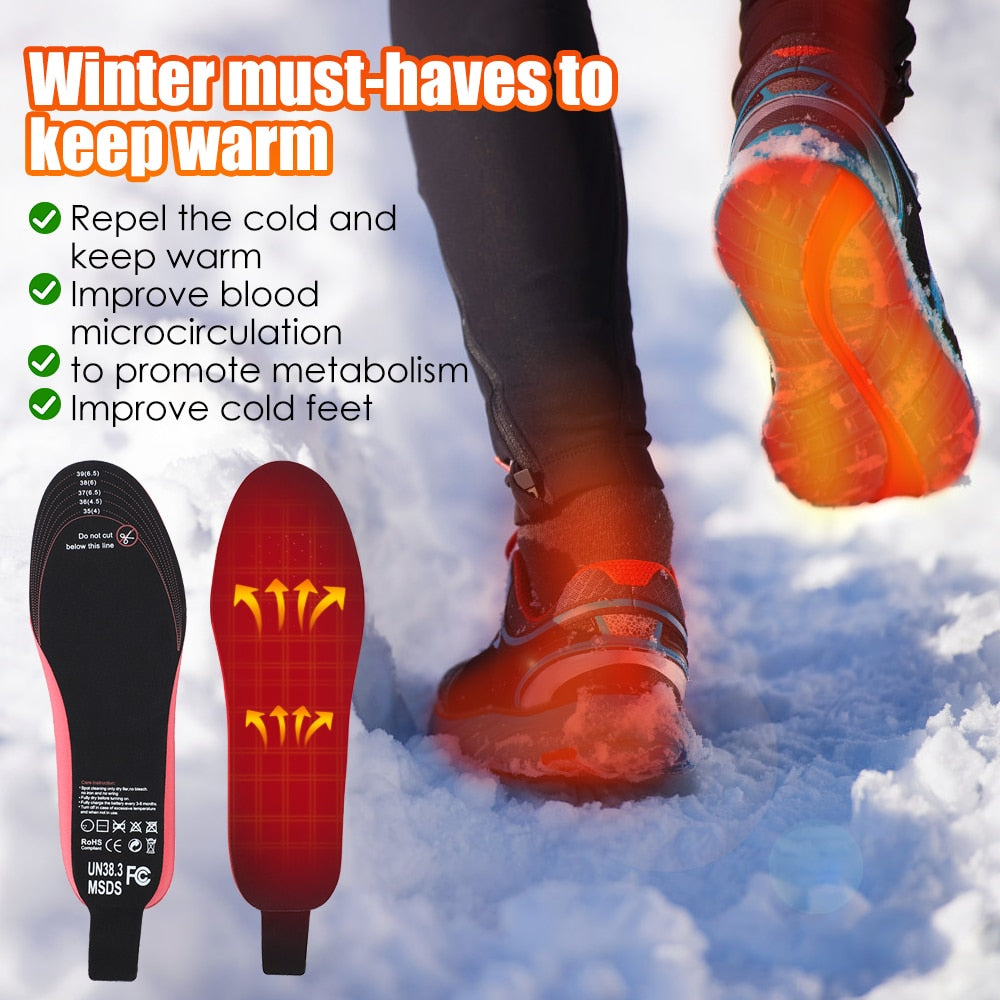 Rechargeable Insole Foot Warmer - Kandy's Gadgets