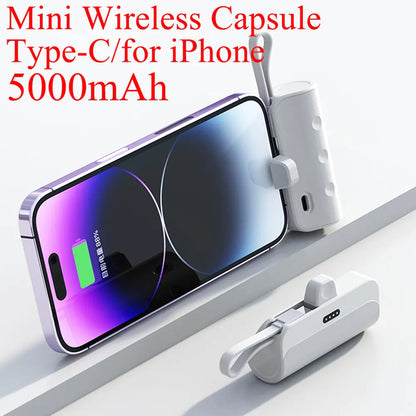 Wireless Mini Power Bank - Kandy's Gadgets