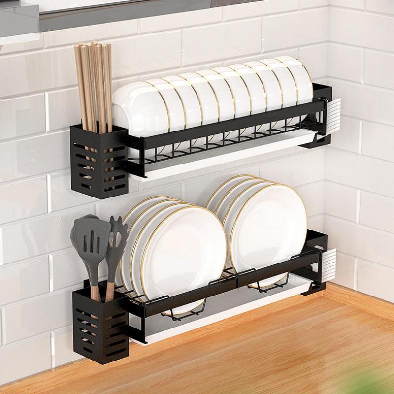 Wall Mounted Dish Drying Rack - Kandy's Gadgets