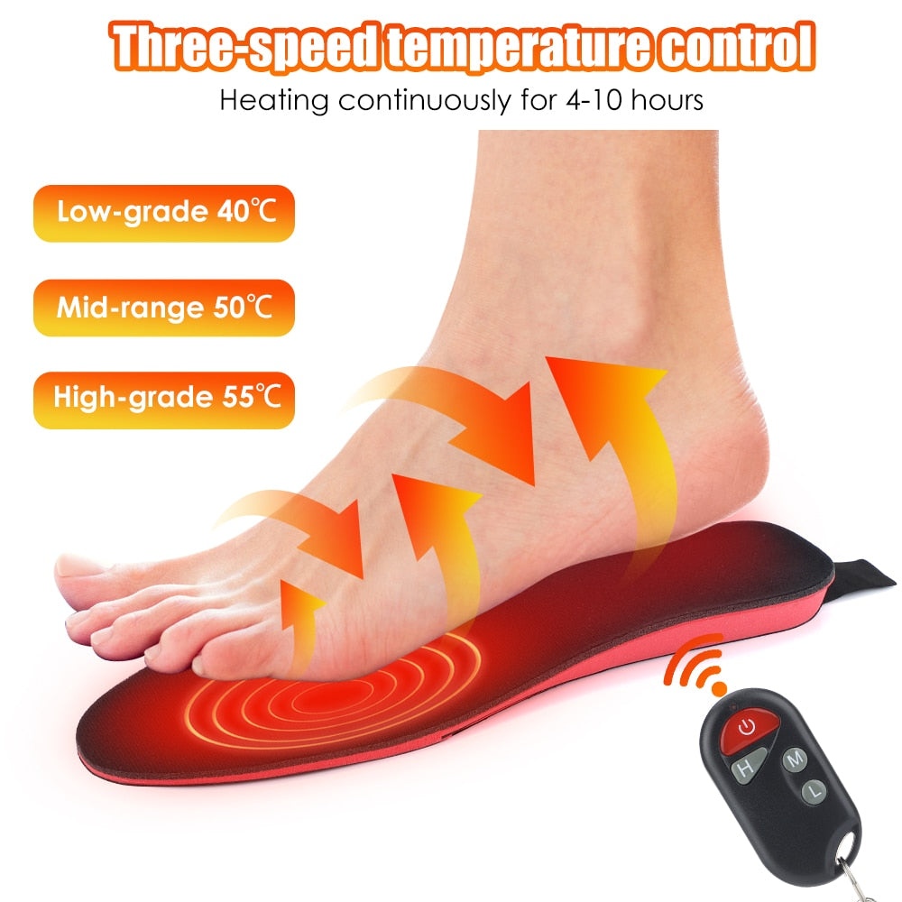 Rechargeable Insole Foot Warmer - Kandy's Gadgets