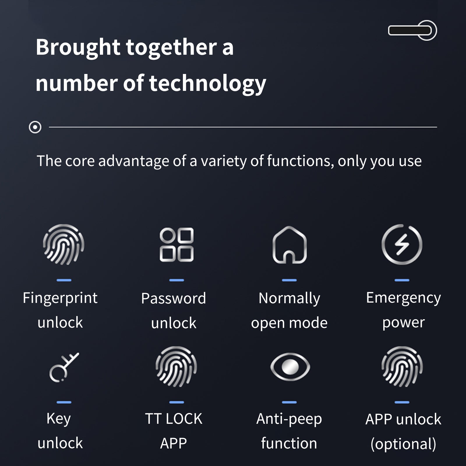 Smart Fingerprint Door Lock - Kandy's Gadgets