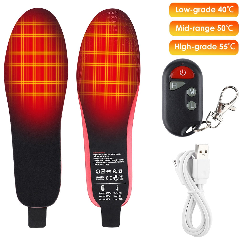 Rechargeable Insole Foot Warmer - Kandy's Gadgets