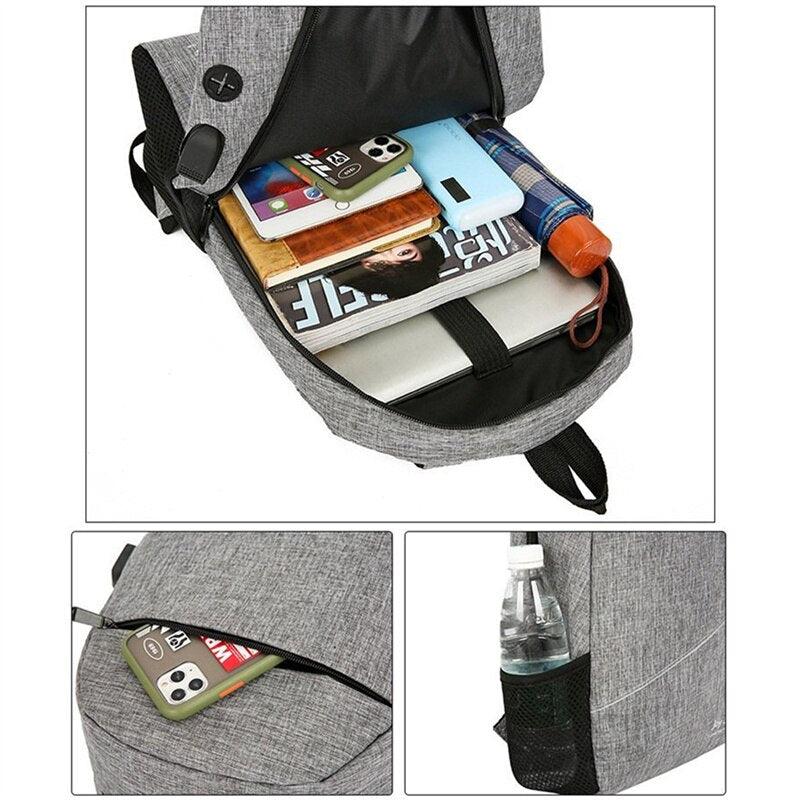 USB Charging Backpack - Kandy's Gadgets