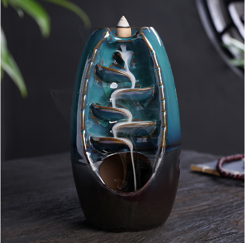 Ceramic Waterfall Incense Burner - Kandy's Gadgets