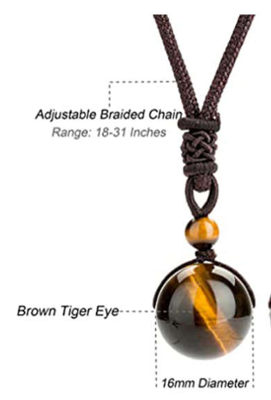 Tiger Eye Necklace - Kandy's Gadgets