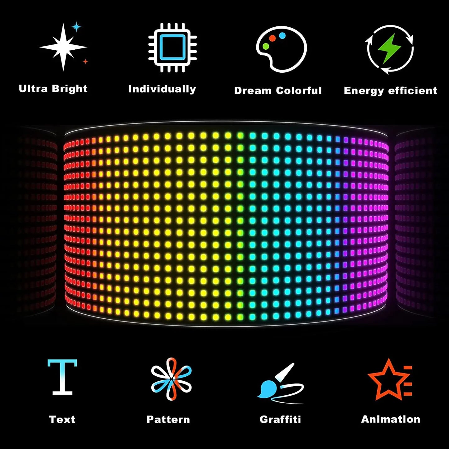 LED Pixel Panel - Kandy's Gadgets